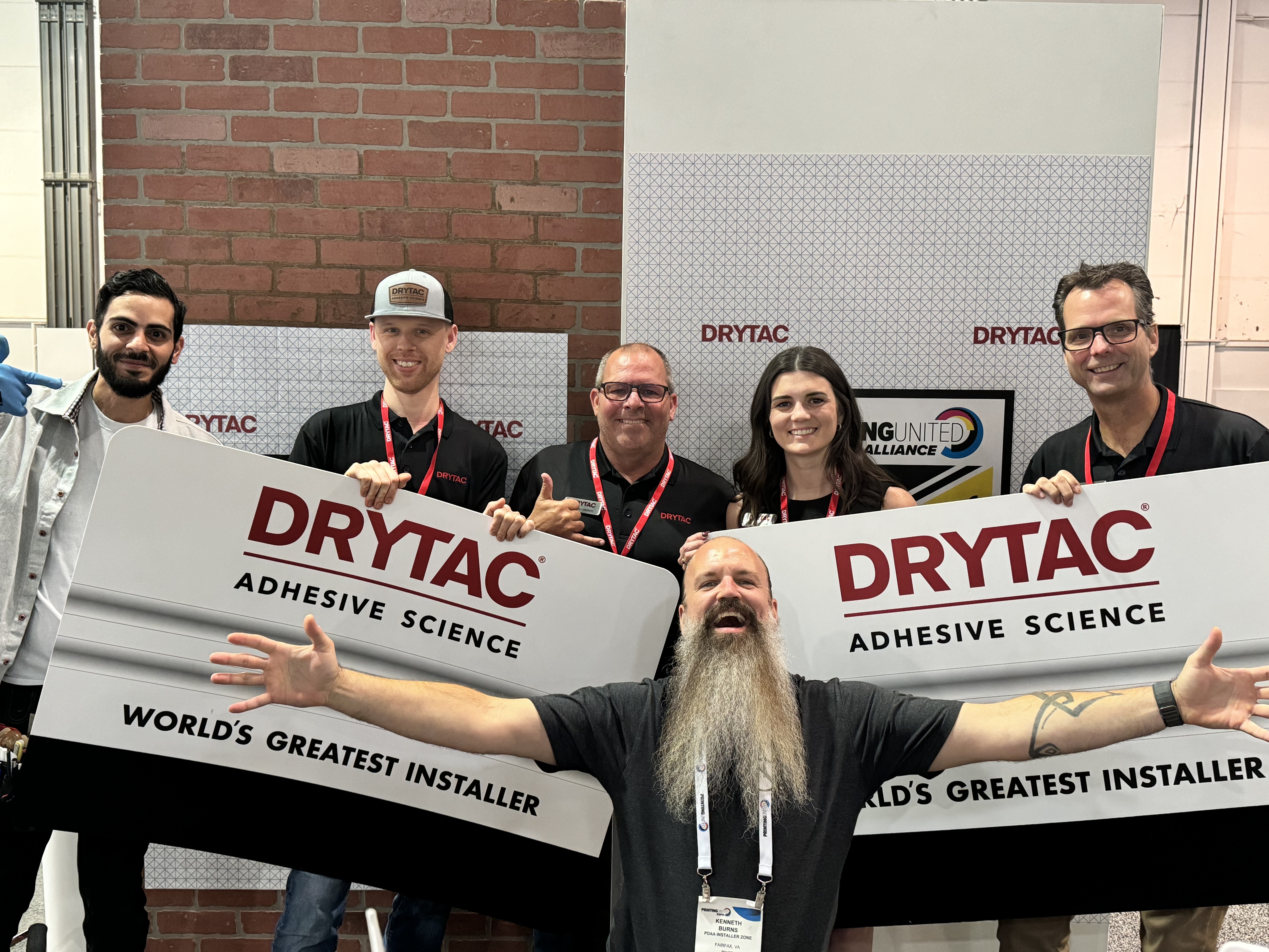 Drytac installation partners at work